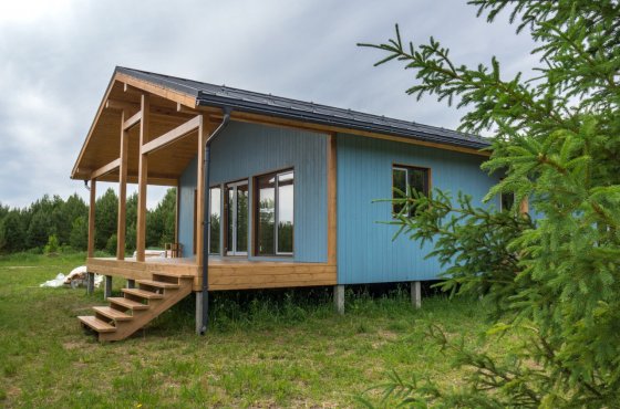 Проект Строительство дома по индивидуальному проекту в скандинавском стиле